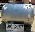 USED: T&C stainless pressure tank, 1000 liter (264 gallon), 316L stainless steel, vertical. 40