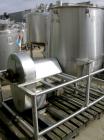 USED:Technova tank, 200 gallon, 316 stainless steel, model Kraft. 38