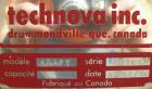 USED:Technova tank, 200 gallon, 316 stainless steel, model Kraft. 38