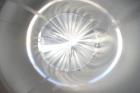 Used Tank, Approximate 450 Gallon, Stainless Steel, Vertical.