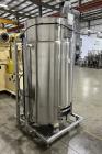 Used- Thermo Scientific Single Use Bioreactor, Model HyClone, 1000 liter capacity, Stainless Steel. Open top, flat bottom sh...