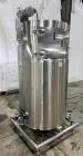 Used- Thermo Scientific Single Use Bioreactor, Model HyClone, 1000 liter capacity, Stainless Steel. Open top, flat bottom sh...