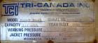 Used Tri-Canada Mix Tank, 300 Gallon, Model Paint Tank, 304 Stainless Steel, Ve