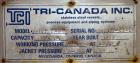 Used Tri-Canada Mix Tank, 300 Gallon, Model Paint Tank, 304 Stainless Steel, Ve