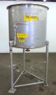 Used United Utensils Tank, 150 Gallon, Model VT-150, 304 Stainless Steel, Vertical. Approximate 38