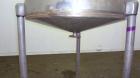 Used United Utensils Tank, 150 Gallon, Model VT-150, 304 Stainless Steel, Vertical. Approximate 38