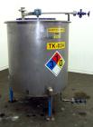 Used United Utensils Tank, 300 Gallon, Model VT-300, 304 Stainless Steel, Vertical. Approximate 45