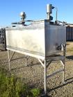 Used - Rectangular Mix Tank, Approximate 350 Gallons