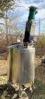 Used REC Industries 150 Gallon Mix Tank – 304 Stainless Steel Vertical Mixer