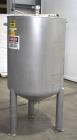 Used Stainless Steel Jacketed Tank, Approximate 150 Gallon, Stainless Steel, Vertical. Approximate 32