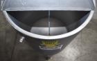 Used Stainless Steel Jacketed Tank, Approximate 150 Gallon, Stainless Steel, Vertical. Approximate 32