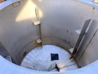 Used 150 Gallon Vertical Stainless Steel Tank | 304 SS | Baffled | Cone Bottom | 36