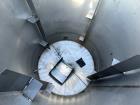 Used 150 Gallon Vertical Stainless Steel Tank | 304 SS | Baffled | Cone Bottom | 36