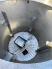Used 150 Gallon Vertical Stainless Steel Tank | 304 SS | Baffled | Cone Bottom | 36