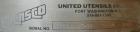 Used United Utensils Tank, 30 Gallon, model VT-30, 304 stainless steel, vertical. 18