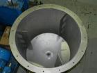 Used Val-Fab Tank, 150 Gallon, 316L Stainless Steel, Vertical. 36” Diameter x 31” straight side, flat bolt on top, dished bottom. Top entering Cheminner agitator with mechanical seal. Approximate 1” ...