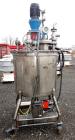 Used Val-Fab Tank, 150 Gallon, 316L Stainless Steel, Vertical. 36