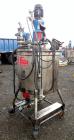 Used- Val-Fab Tank, 150 Gallon, 316L Stainless Steel, Vertical. 36” Diameter x 31” straight side, flat bolt on top, dished b...