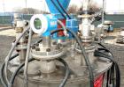 Used Val-Fab Tank, 150 Gallon, 316L Stainless Steel, Vertical. 36” Diameter x 31” straight side, flat bolt on top, dished bottom. Top entering Cheminner agitator with mechanical seal. Approximate 1” ...