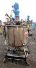 Used Val-Fab Tank, 150 Gallon, 316L Stainless Steel, Vertical. 36
