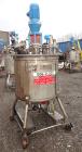 Used Val-Fab Tank, 150 Gallon, 316L Stainless Steel, Vertical. 36