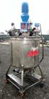 Used- Val-Fab Tank, 150 Gallon, 316L Stainless Steel, Vertical. 36