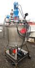 Used Val-Fab Tank, 150 Gallon, 316L Stainless Steel, Vertical. 36
