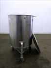 Used Valley Stainless Tank, Approximate 125 Gallons, 304 Stainless Steel, Verti