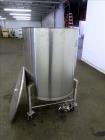 Used Valley Stainless Tank, Approximate 125 Gallons, 304 Stainless Steel, Verti
