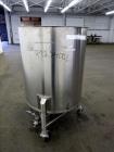 Used Valley Stainless Tank, Approximate 125 Gallons, 304 Stainless Steel, Verti