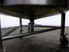 Used Valley Stainless Tank, Approximate 125 Gallons, 304 Stainless Steel, Verti