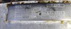 Used Vendome Tank, Approximate 200 Gallon, 316 Stainless Steel, Vertical. Approximate 36