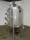 Used Walker Stainless Jacketed Tank, Model PZ-CB-PV, Approximately 350 Gallon,