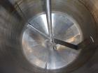 Used Walker Stainless Jacketed Tank, Model PZ-CB-PV, Approximately 350 Gallon,