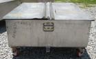 Used 120 Gallon Stainless Steel Walker Stainless Tank, Model SP-7144, 316