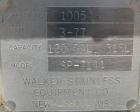 Used 120 Gallon Stainless Steel Walker Stainless Tank, Model SP-7144, 316
