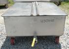 Used- Walker Stainless Tank, 120 Gallon, Model SP-7144, 316L Stainless Steel. 50