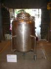 Used- Walker Stainless Pressure Tank, 150 gallon, 316 L stainless steel, vertical. 34