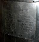 Used Walker Stainless Pressure Tank, 150 gallon, 316 L stainless steel, vertical. 34