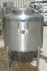 Used Walker Tank, 100 Gallon, 316L Stainless Steel, Vertical. 36