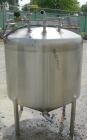 Used Walker Tank, 100 Gallon, 316L Stainless Steel, Vertical. 36