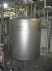 Used Walker Stainless Pressure Tank, 300 Gallon, 316L Stainless Steel, Vertical. 45