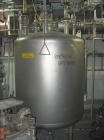 Used Walker Stainless Pressure Tank, 300 Gallon, 316L Stainless Steel, Vertical. 45