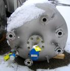Used Walker Stainless Pressure Tank, 300 Gallon, 316L Stainless Steel, Vertical. 45