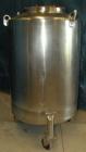 Used Walker Stainless Pressure Tank, 120 Gallon, 304 Stainless Steel, Vertical. 30
