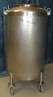 Used Walker Stainless Pressure Tank, 105 Gallon (400 Liter), 316 Stainless Steel, Vertical. 31-1/4