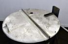Used Walker Stainless Tank, 80 Gallon, 316 Stainless Steel, Vertical. 30” Diameter x 29” straight side. Open top with a 2 piece cover, coned bottom. Provision for a clamp-on agitator. 1-1/2” Tri-clam...