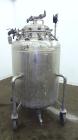 Used Walker Stainless Pressure Tank, 150 Gallon, 316L Stainless Steel, Vertical. 34