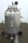 Used Walker Stainless Pressure Tank, 150 Gallon, 316L Stainless Steel, Vertical. 34