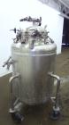 Used Walker Stainless Pressure Tank, 150 Gallon, 316L Stainless Steel, Vertical. 34